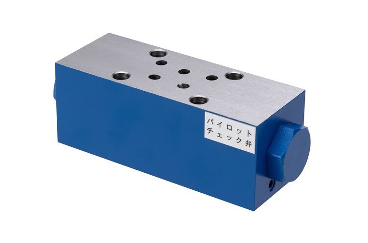 Pilot controlled check valve